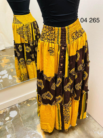 Monarch Maxi Skirt by Kantha Bae One Size - Robin Boutique-Boutique 