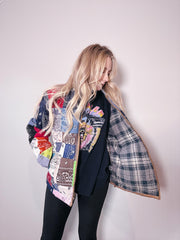 Bandana Patchwork Jacket by the Morgan Factory - Robin Boutique-Boutique 