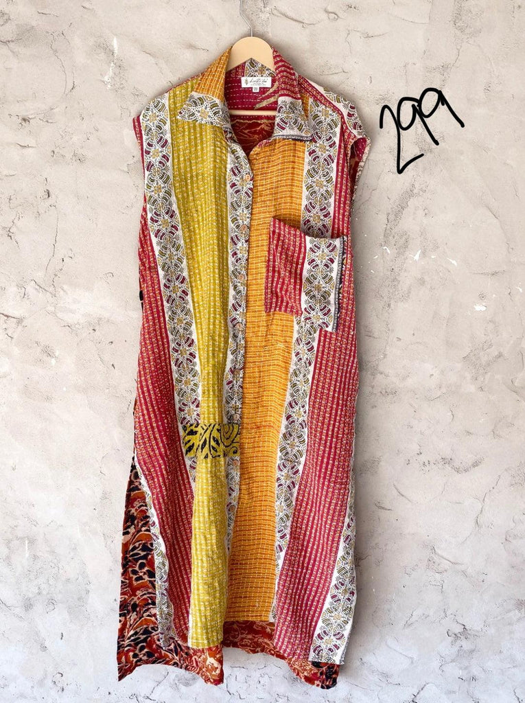 Good Vibes Duster by Kantha Bae - Robin Boutique-Boutique 