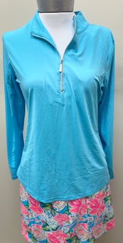 Beachtime High Neck Zip Pullover SPF0632 - Robin Boutique-Boutique 