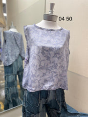 Silk In Bloom Crop Tank by Kantha Bae - Robin Boutique-Boutique 