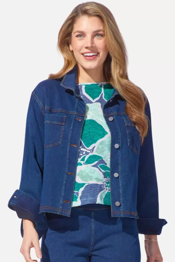 Denim Momentum Jacket by Escape Robin Boutique