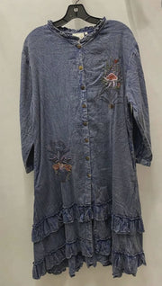 Peacock Meadow Duster Dress by Paper Lace Robin Boutique