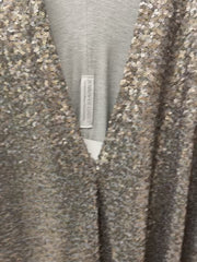 Gunmetal Nouveau Sequin Caftan