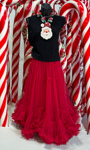 Sequin Santa Necklace by Lori Robin Boutique