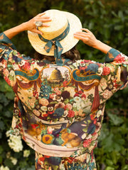 Stay Gold Cropped Pixie Kimono by Market Of Stars