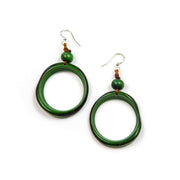 Ring of Life Earrings by Tagua