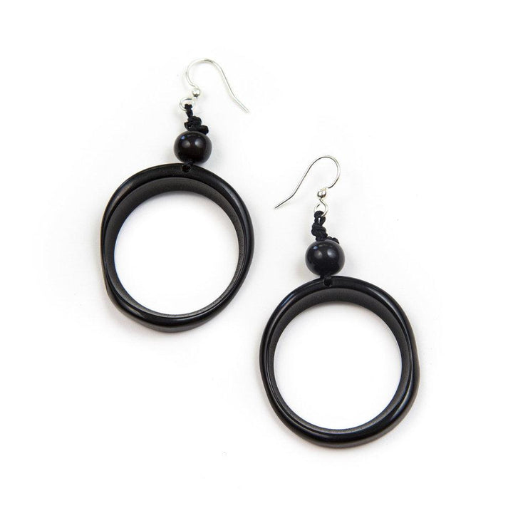 Ring of Life Earrings by Tagua