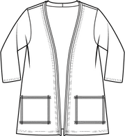 Cotton Open Front Cardigan by Escape by Habitat