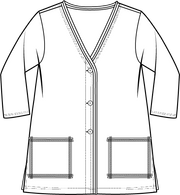 Cotton Roll Front Cardigan by Escape