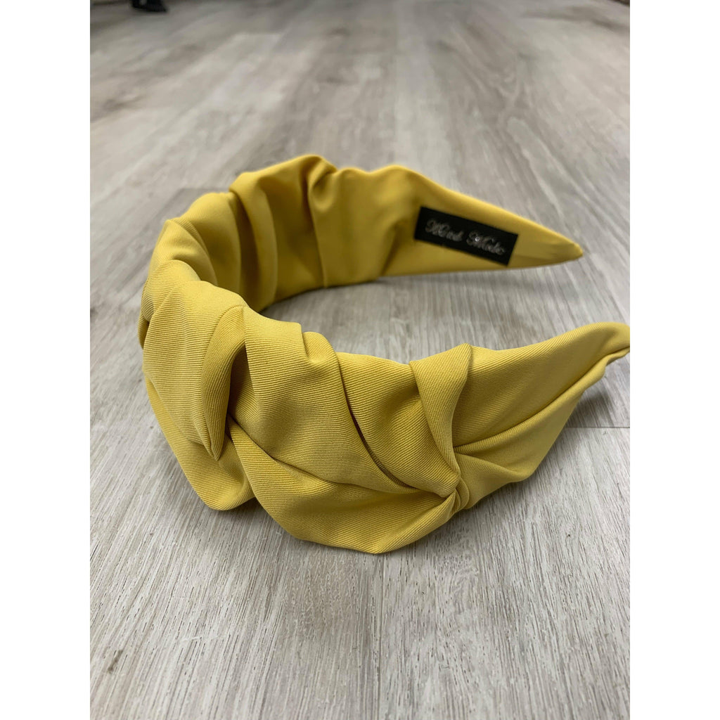 Soft Yellow Wide Headband - Robin Boutique-Boutique 