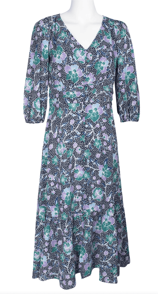 Maggy London V-Neck Floral Dress - Robin Boutique-Boutique 