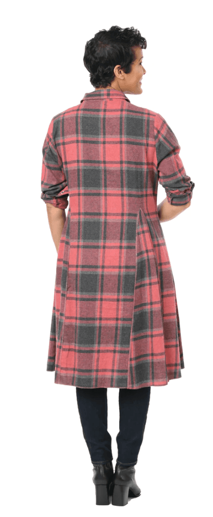 Tulip Collins Dress or Jacket in Flannel - Robin Boutique-Boutique 