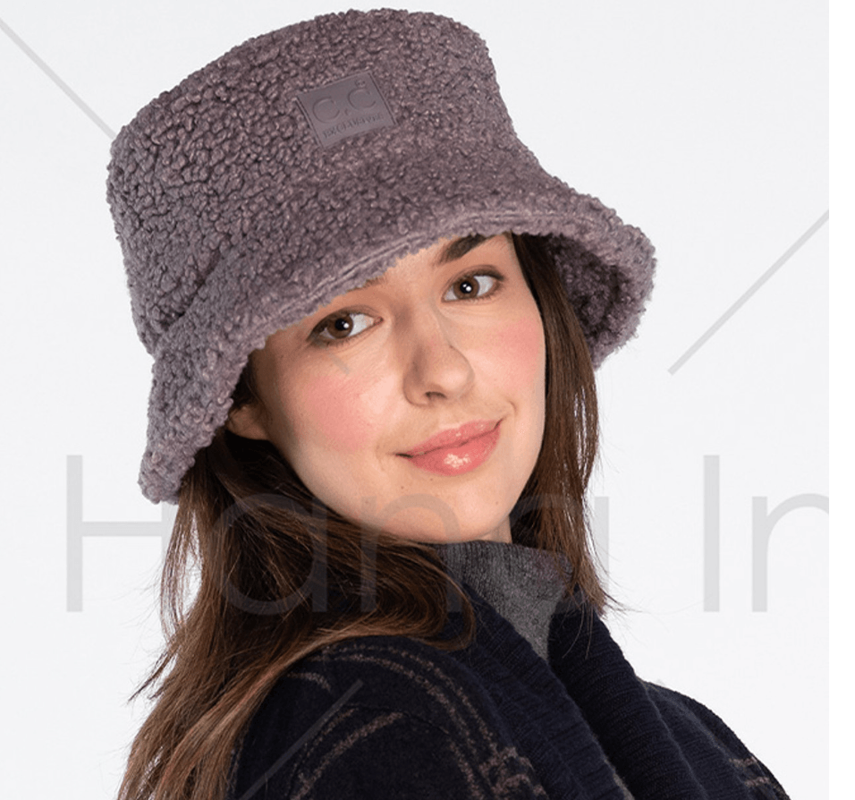 C.C Sherpa Bucket Hat - Robin Boutique-Boutique 