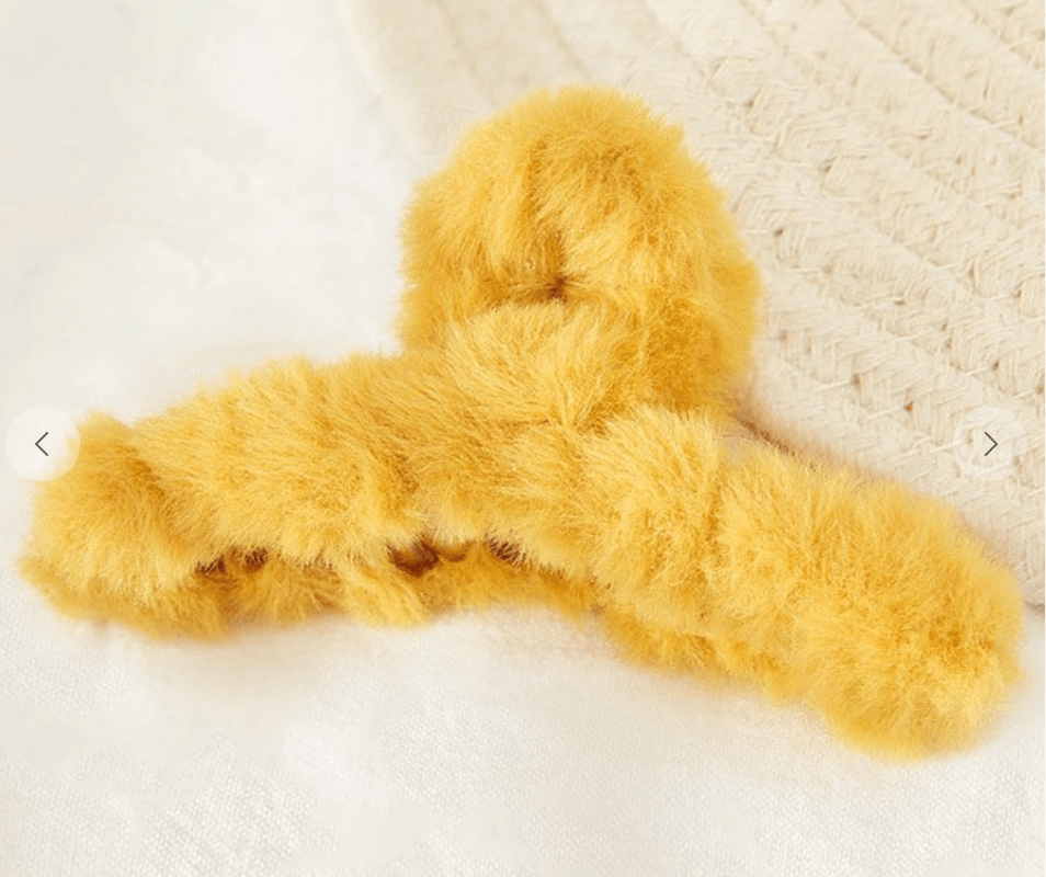 Fun Fur Claw Hair Clip in several colors - CHW173 - Robin Boutique-Boutique 