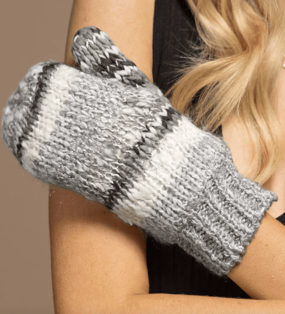 Soft Stripe Mittens by Ruggine #7905 - Robin Boutique-Boutique 