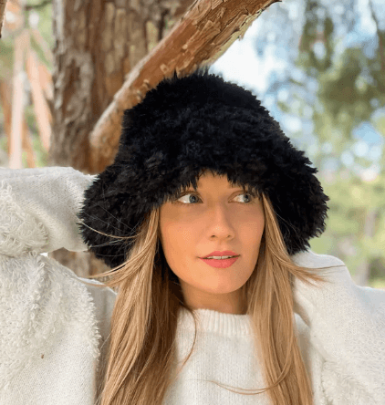 Fur Bucket Hat BK4031 - Robin Boutique-Boutique 