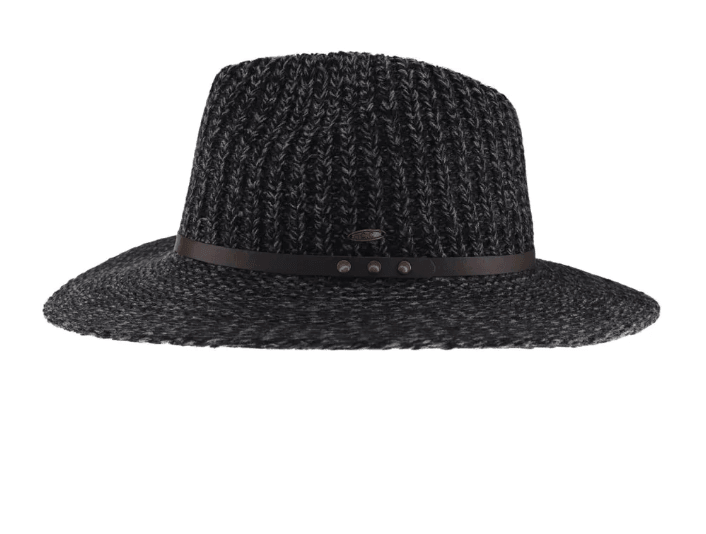 Knit Fedora Hat with Leather Band KP016 - Robin Boutique-Boutique 