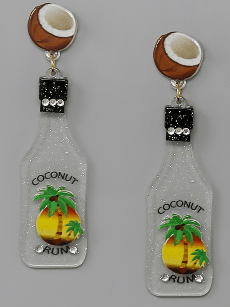 Various Liquer Earrings Rum Tequila, Vodka - Robin Boutique-Boutique 