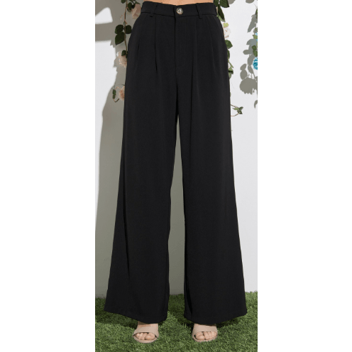 Classic Dress Trousers in Black - Robin Boutique-Boutique 