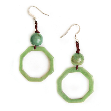 Devi Tagua Nut Earrings - Robin Boutique-Boutique 