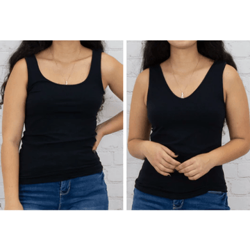 Seamless Black Tank Top - Robin Boutique-Boutique 