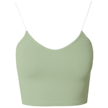 Micro Strap Cropped Cami - Robin Boutique-Boutique 