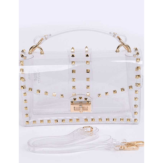 Studded Clear Bag - Robin Boutique-Boutique 