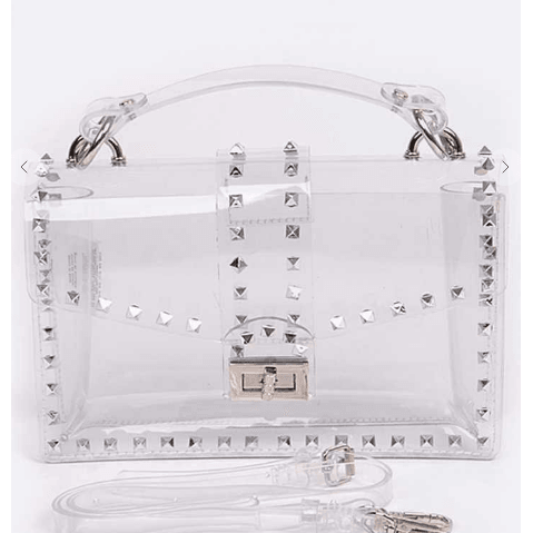 Studded Clear Bag - Robin Boutique-Boutique 