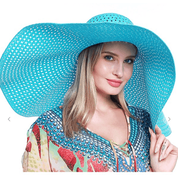 Wide Brim Straw Hat - Robin Boutique-Boutique 