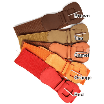 Basic Belt Stretch Elastic with Buckle in many colors - Robin Boutique-Boutique 