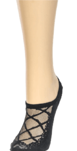 Black Lace No Show Socks - Robin Boutique-Boutique 