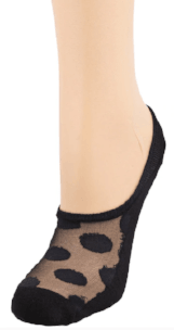 Dotted Mesh No Show Socks - Robin Boutique-Boutique 