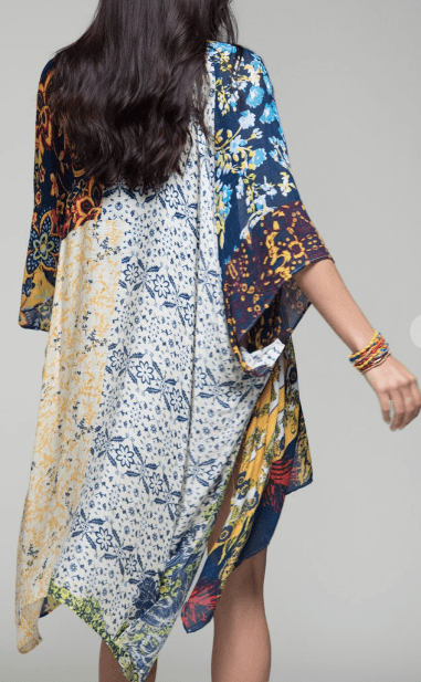 Boho Floral Tile Kimono - Robin Boutique-Boutique 