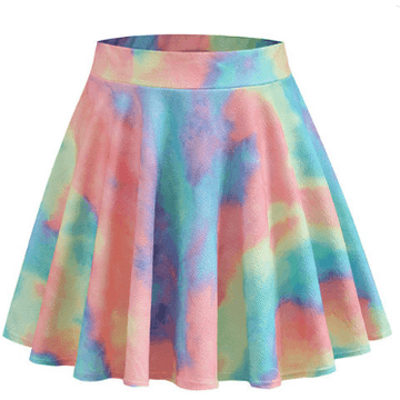 Tie-dye High Waist Skirt - Robin Boutique-Boutique 