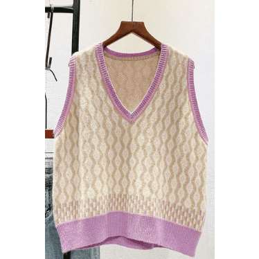 V-Neck Knitted Vest - Robin Boutique-Boutique 