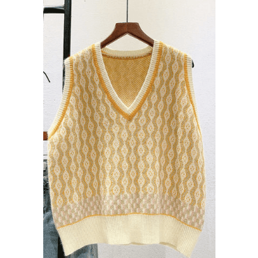 V-Neck Knitted Vest - Robin Boutique-Boutique 