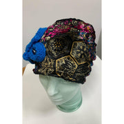 Vegan hypo allergenic cozy soft warm velvet and repurposed hat. Free shipping. - Robin Boutique-Boutique 