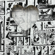 Lizette Blouse LC3568 Newsprint Black White - Robin Boutique-Boutique 