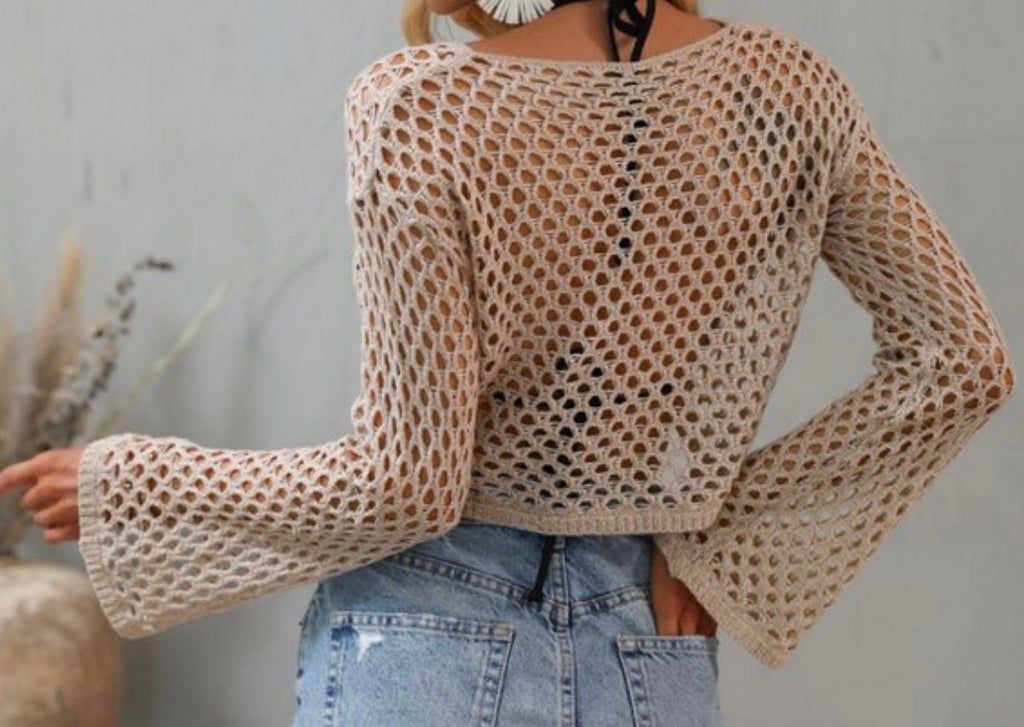 Crochet Crop Top - Robin Boutique-Boutique 