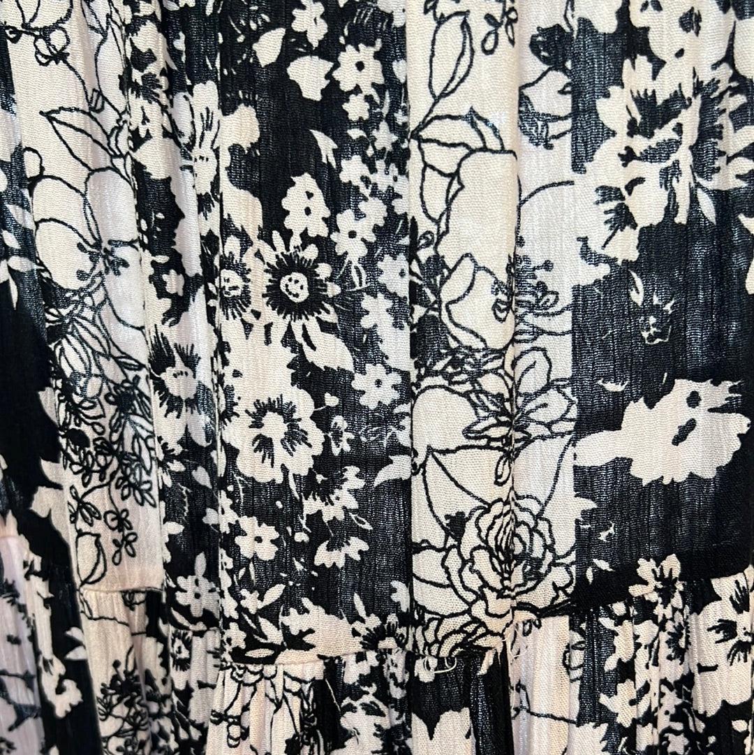 Front Tie floral Top TC318SN - Robin Boutique-Boutique 