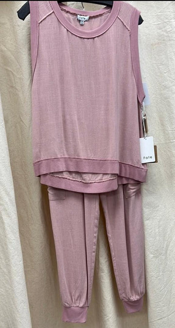 Sleeveless Top and Cargo Jogger Pants 2 Piece Set - Robin Boutique-Boutique 