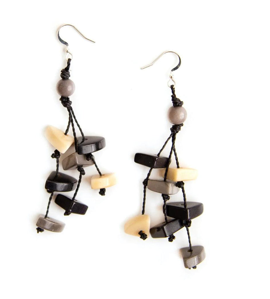 Tagua Nut Liza Earrings - Robin Boutique-Boutique 