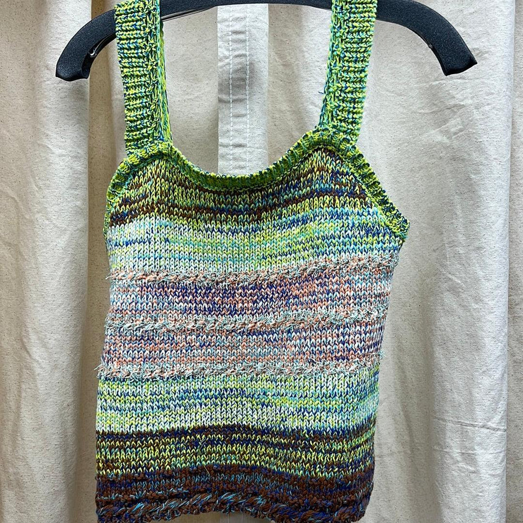 FATE Knit tank in novelty yarns FW8009 - Robin Boutique-Boutique 