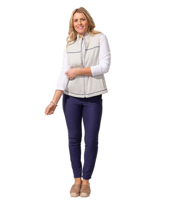 Spa Fleece Easy Zip Vest 21440 - Robin Boutique-Boutique 