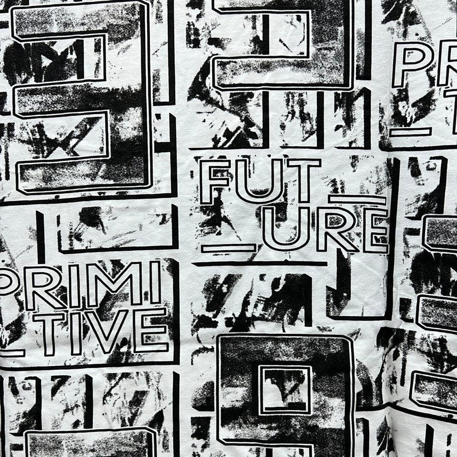 Lizette Blouse LC3568 Newsprint Black White - Robin Boutique-Boutique 