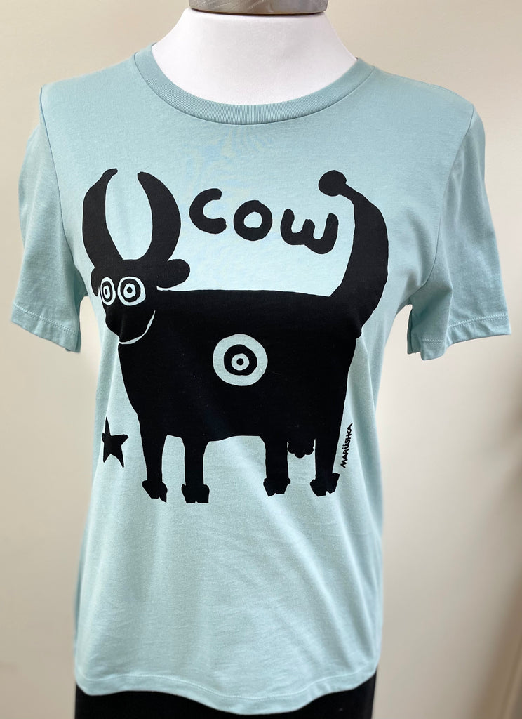 Folk Cow Relaxed Crew Neck Tee - Robin Boutique-Boutique 