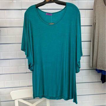 Aqua Batwing Top - Robin Boutique-Boutique 