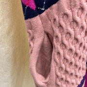 Fate fairisle open hooded cardigan 6993 - Robin Boutique-Boutique 